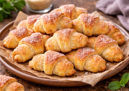 Творожные рогалики из двух пачек творога — нежнее облака и вкуснее магазинного печенья. Нежнятина к чаю