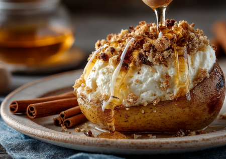 Подсадил всю семью на полезный десерт — запекаю груши с творогом. Максимум вкуса