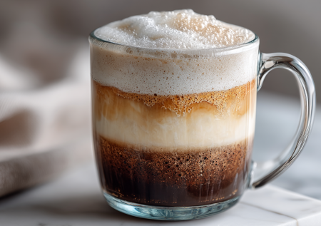 Кофе с молоком — это слишком скучно. Готовлю с карамелью и сливками — идеальный побег от рутины