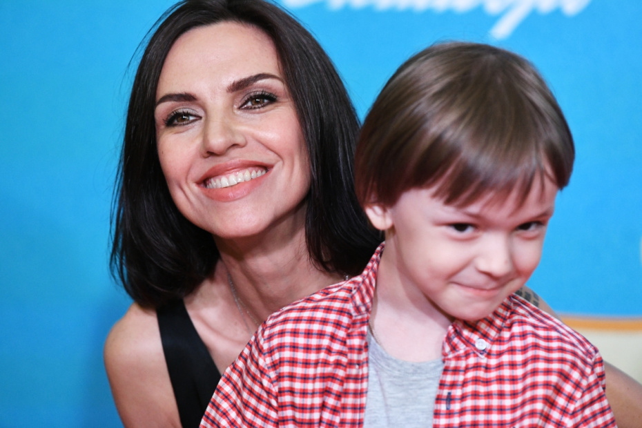 Надежда Ручка с сыном