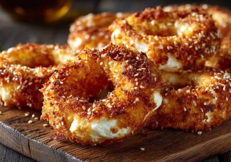 Эти творожно-сырные колечки — мой хитрый способ спасти залежавшиеся продукты: готовим закуску-хрустяшку