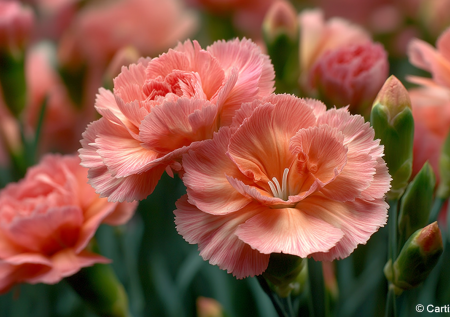 Бросьте семена в январе — в июне сад покроется махровыми куполами нежного персикового цвета