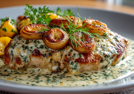 Заливаю курицу кефиром — при запекании он превращается в густой соус: простой рецепт грудки