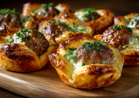 Ужин из пачки теста и полкило фарша — хрустящие корзиночки с мясом и сыром съедают первыми