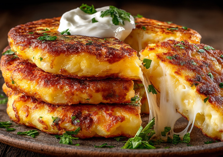 Картофельные лепешки с сыром, зеленью и без яиц: 5 топовых рецептов