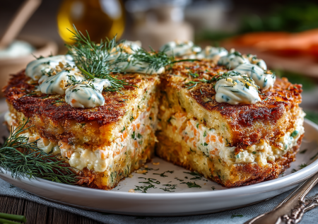 Торт из куриной грудки — вкуснее печеночного: со сливочно-чесночной прослойкой