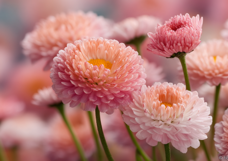 Цветет нежными лососево-розовыми шарами с апреля до осени: этот многолетник прост в уходе и не боится холодов