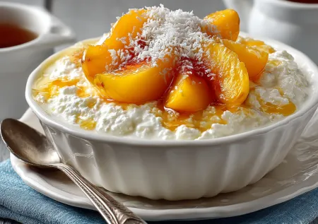 Персиковые десерты без духовки: 3 быстрые идеи на каждый день