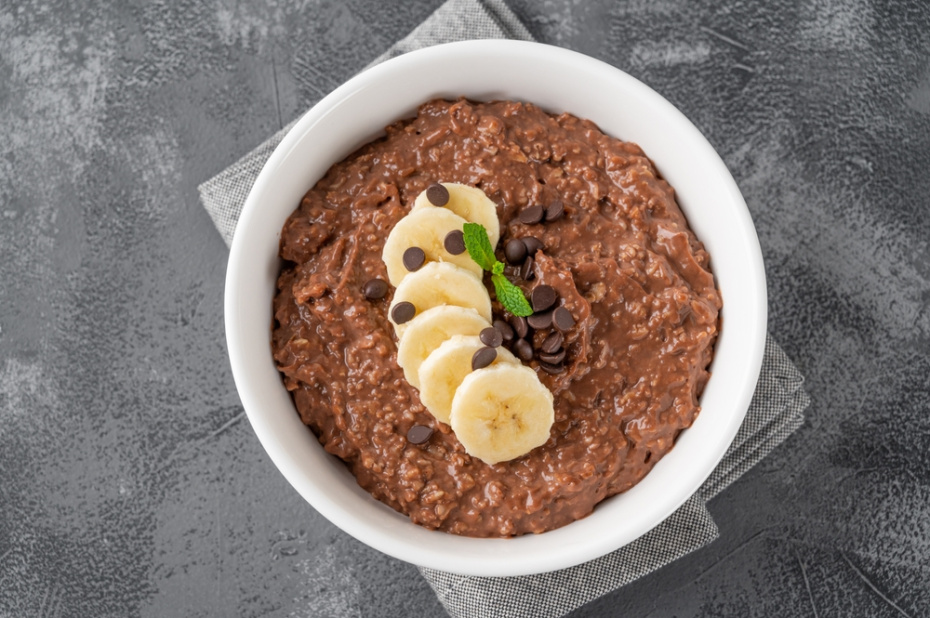 ПП-десерт с бананом и какао без выпечки