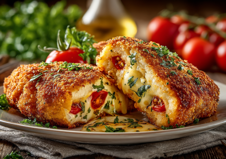 Не спешите лепить котлеты из куриного фарша, есть блюдо поинтереснее и сочнее — биточки с начинкой