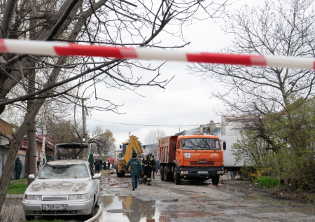 Взорвавшийся во Владикавказе мусоровоз отправили на полигон к саперам