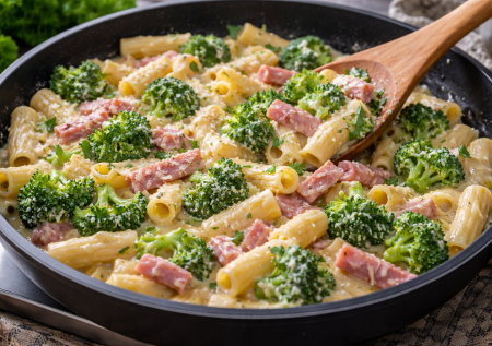 Такие макароны с брокколи полюбит даже самый ярый нелюбитель. Простой сливочный рецепт, который удивляет вкусом