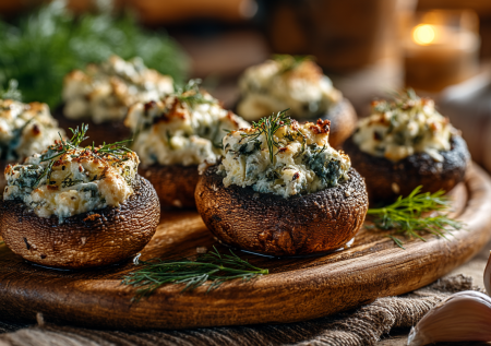 Съедаются быстрее шашлыка: грибы в сметане с чесноком и зеленью — готовим в духовке или на мангале