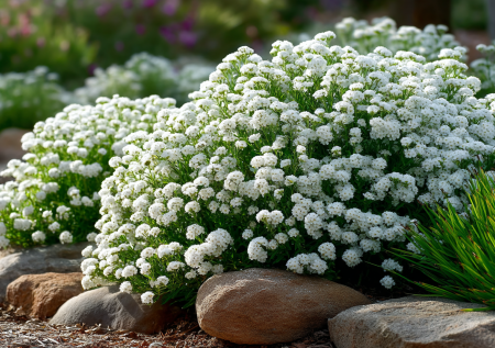 Цветет белыми жемчужинами, разрастается в пушистый ковер: многолетник без сложного ухода