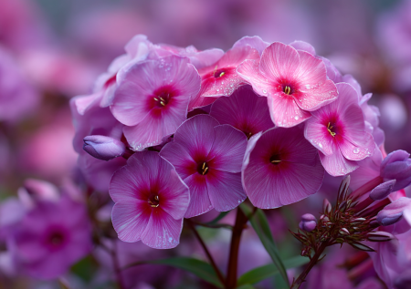 Крупные соцветия-шапки с контрастным глазком: этот сорт флокса станет ярким акцентом в вашем цветнике