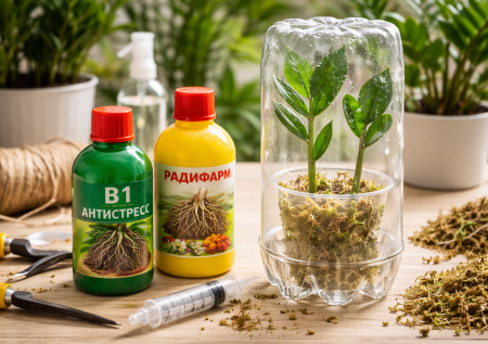 Саженцы замиокулькаса сидят месяцами и не дают корней? Как быстро «толкнуть» в рост — способ, который ускоряет укоренение