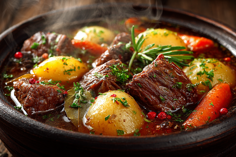 Три способа потушить картофель вкусно: с мясом, беконом и тефтелями