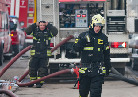 Пожар произошел на стройплощадке завода Haval в российском регионе