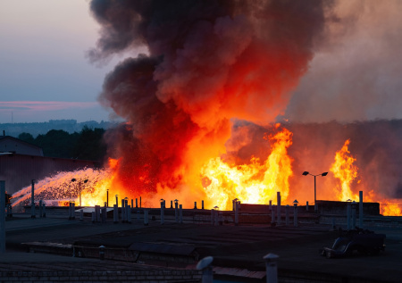 Американка устроила мощный пожар на заводе и «нарвалась» на пожизненное