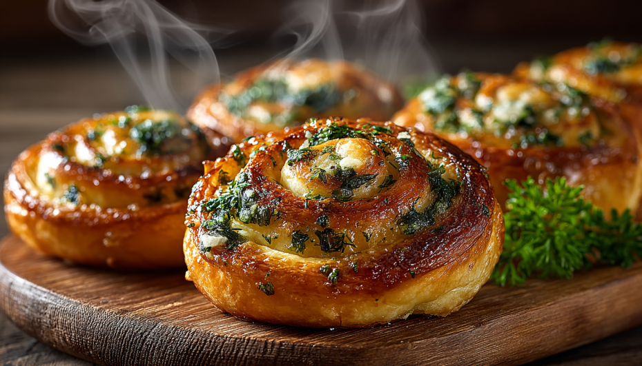 Улитки с чесночным маслом и зеленью