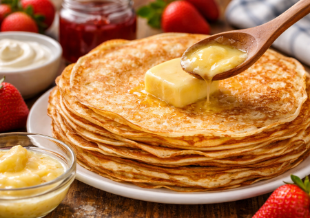 2 ложки в тесто — и блины становятся тающими. Простой рецепт, который получается всегда