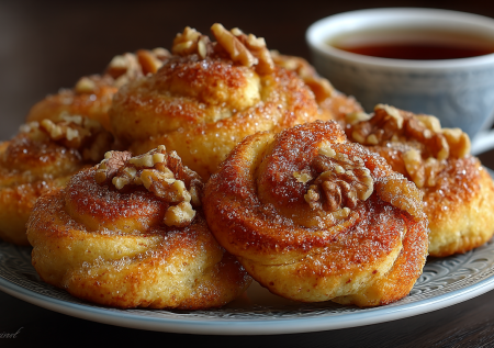 Пачка творога и горсть орехов — через 20 минут пью чай с хрустящими косичками: просто и вкусно