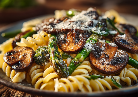 Макарошки с котлетками — прошлый век! Готовлю с нежнейшей спаржей — ресторанный уровень