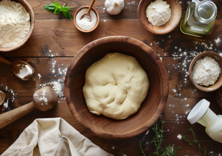 Пицца без заморочек, ну реально: тесто на йогурте за 5 минут — мягкое и всегда удачное