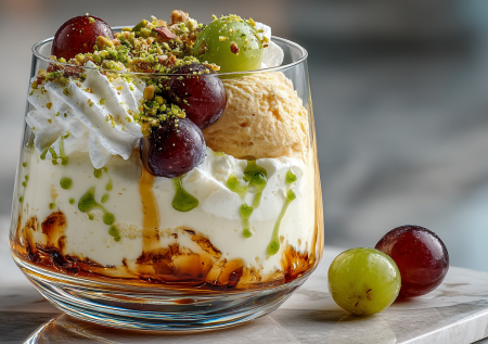 Крем «Марго» — мороженое, сироп и сливки в идеальном ансамбле: романтика, воплощенная в десерте