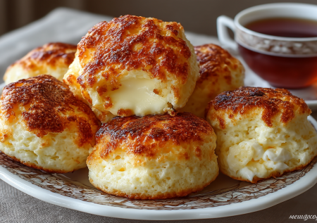 Творог, яйцо и немного сахара — через 20 минут подаю к чаю воздушные «шанежки»: просто объедение