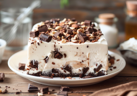 Торт из ничего, но гости в шоке: без духовки и возни, просто смешала — и в холодильник