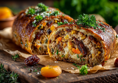 Прохожу по фаршу скалкой и вуаля. Котлеты-рулеты с начинкой — новый хит для занятых хозяек