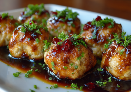 Беру куриный фарш, ананас и соус терияки — готовлю фрикадельки за 25 минут: нежно, сочно, необычно