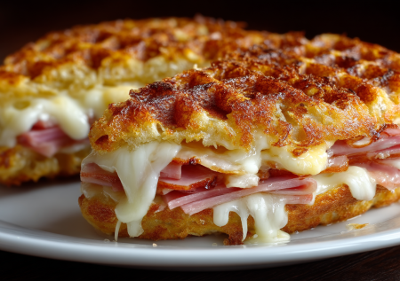 Вместо скучных бутербродов — эти гренки: хрустящие, с тягучим сыром и ветчиной. Семья просит их каждое утро