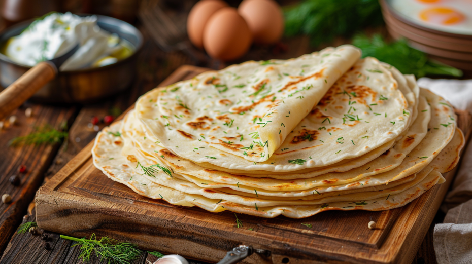 Лепешки из яиц, которые не рвутся и не прилипают