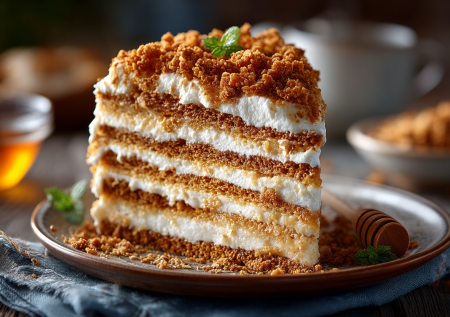 Торт «Дамский каприз» — классика, которая покоряет с первого кусочка. Никаких сложных техник, только волшебный вкус