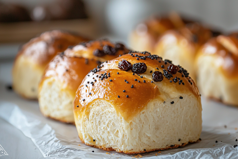 Булочки с маком на завтрак