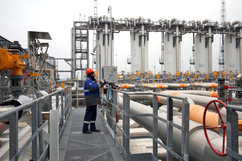 Компрессорная станция «Казачья», входящая в систему газопроводов для обеспечения поставок газа для «Турецкого потока»
