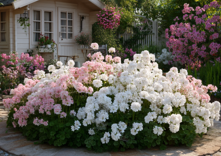 Устала от капризных растений, засадила дачу этим многолетником: цветет и на солнце, и даже в тени