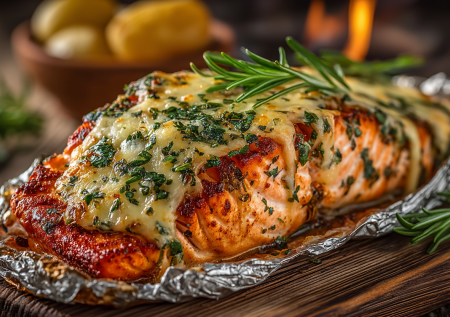 Семгу готовлю под сырным топингом — элегантное блюдо за полчаса: вот мой рецепт