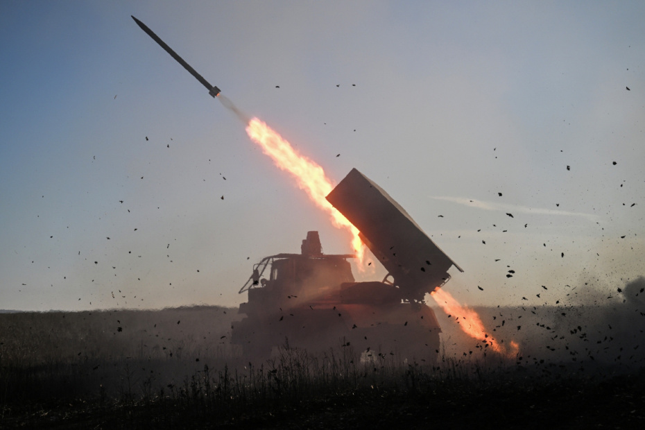 Боевая работа расчета РСЗО «Град» в зоне СВО