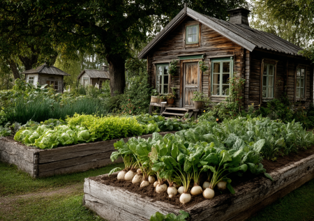 Грядка в тени на даче больше не пустует: сажаю эти овощи и зелень — урожай всегда на славу