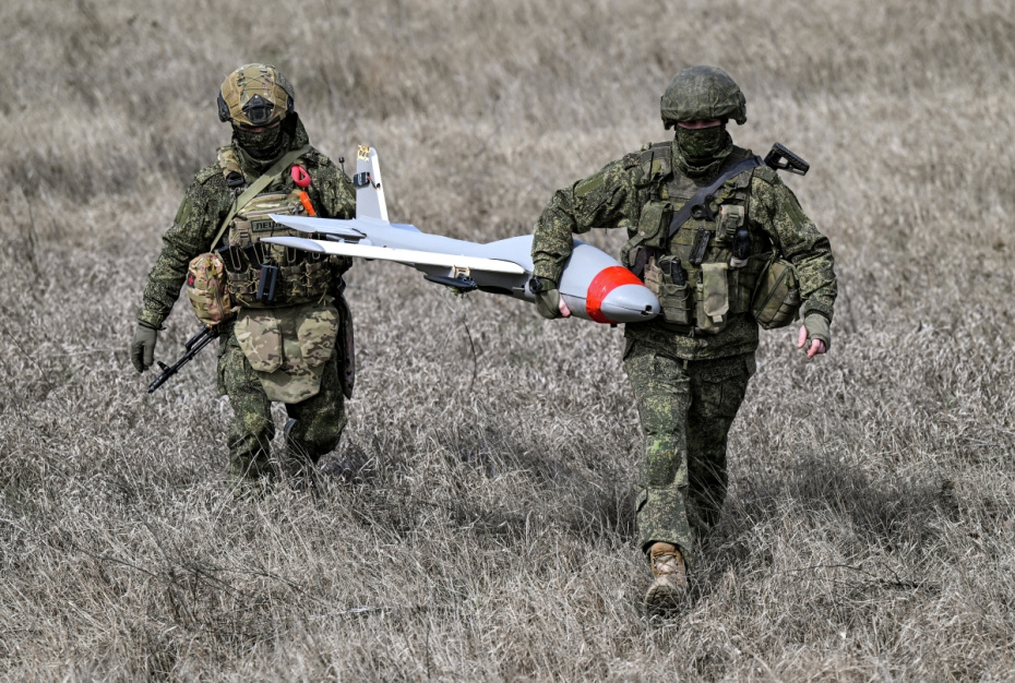 Работа расчета БПЛА «Молния-2» в зоне СВО