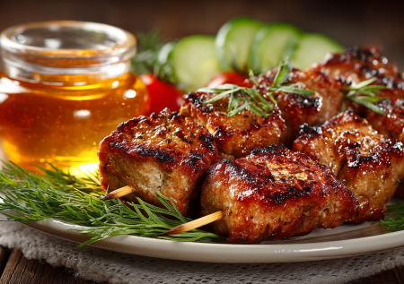 Забудьте про майонезные маринады, приготовьте шашлык на медовом: карамельная корочка и нежное мясо