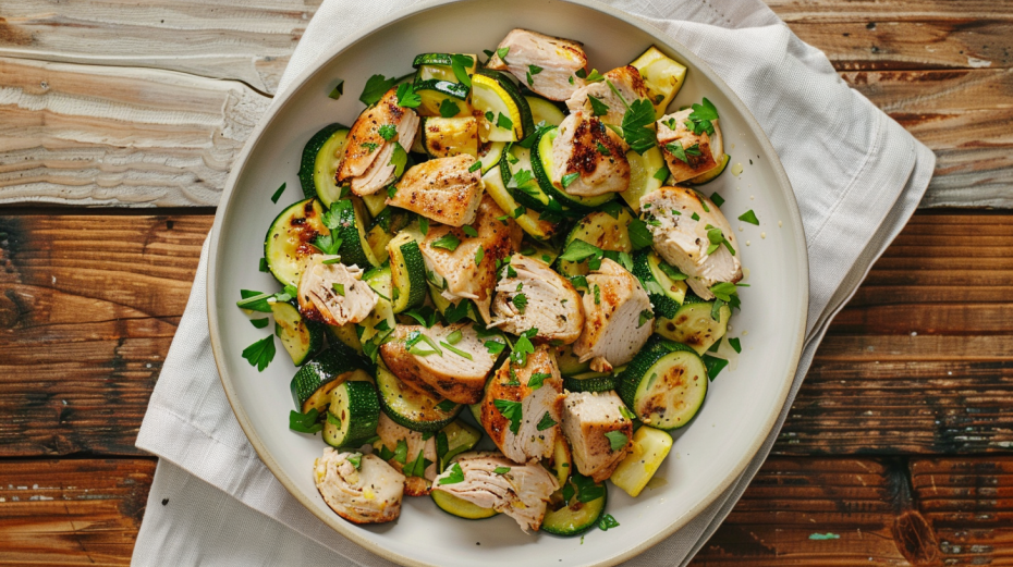 Рецепт салата с индейкой и огурцом