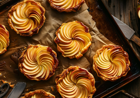 Слойки «из банки, ну вы даете» — форма из чипсов и яблоки дают десерт, как из пекарни