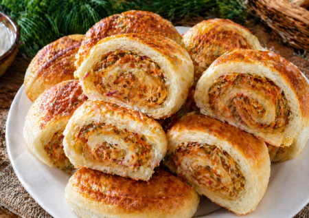 Пирожки-рулетики с капустой: вместо обычной лепки верчу трубочки и обжариваю — интересный и вкусный рецепт домашней выпечки