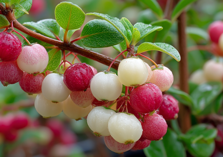 Декоративный кустарник для дачи: его фишка не цветы, а белые и розовые восковые ягодки