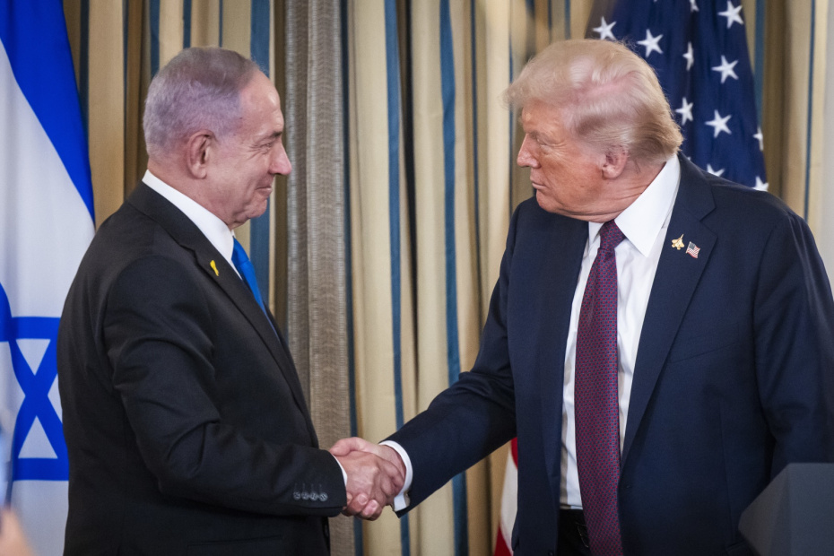 Биньямин Нетаньяху и Дональд Трамп