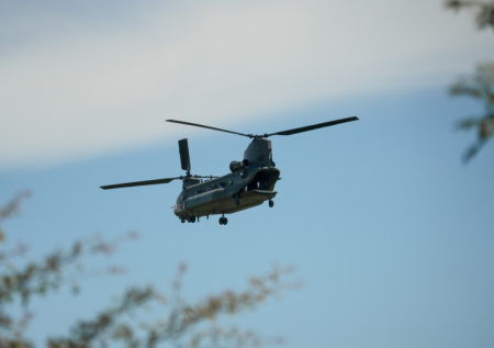 Военный вертолет потерпел крушение во время учений